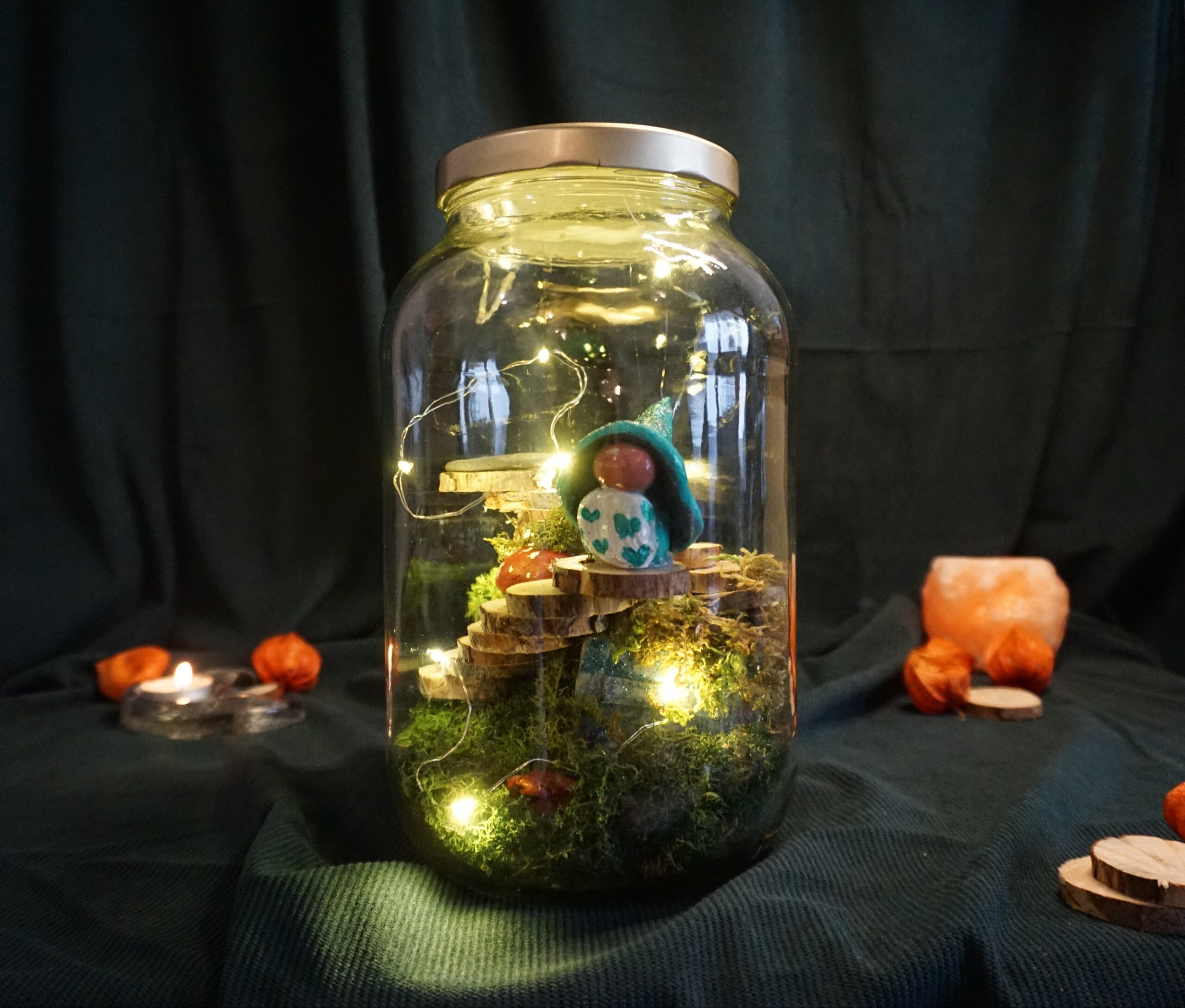 gnome vert Bulle féérique Gnomes