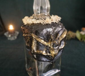 bougeoir fleuri Chauve souris GP