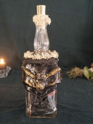 Bougeoir Fleuri Chauve Souris