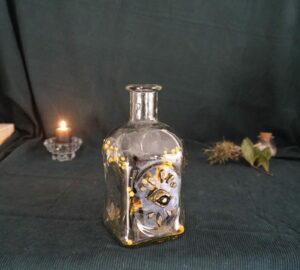 Bougeoir fleuri Œil