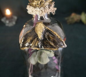 Bougeoir Fleuri Papillon de Nuit