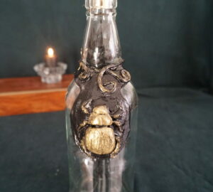 Bougeoir fleuri Scarabée